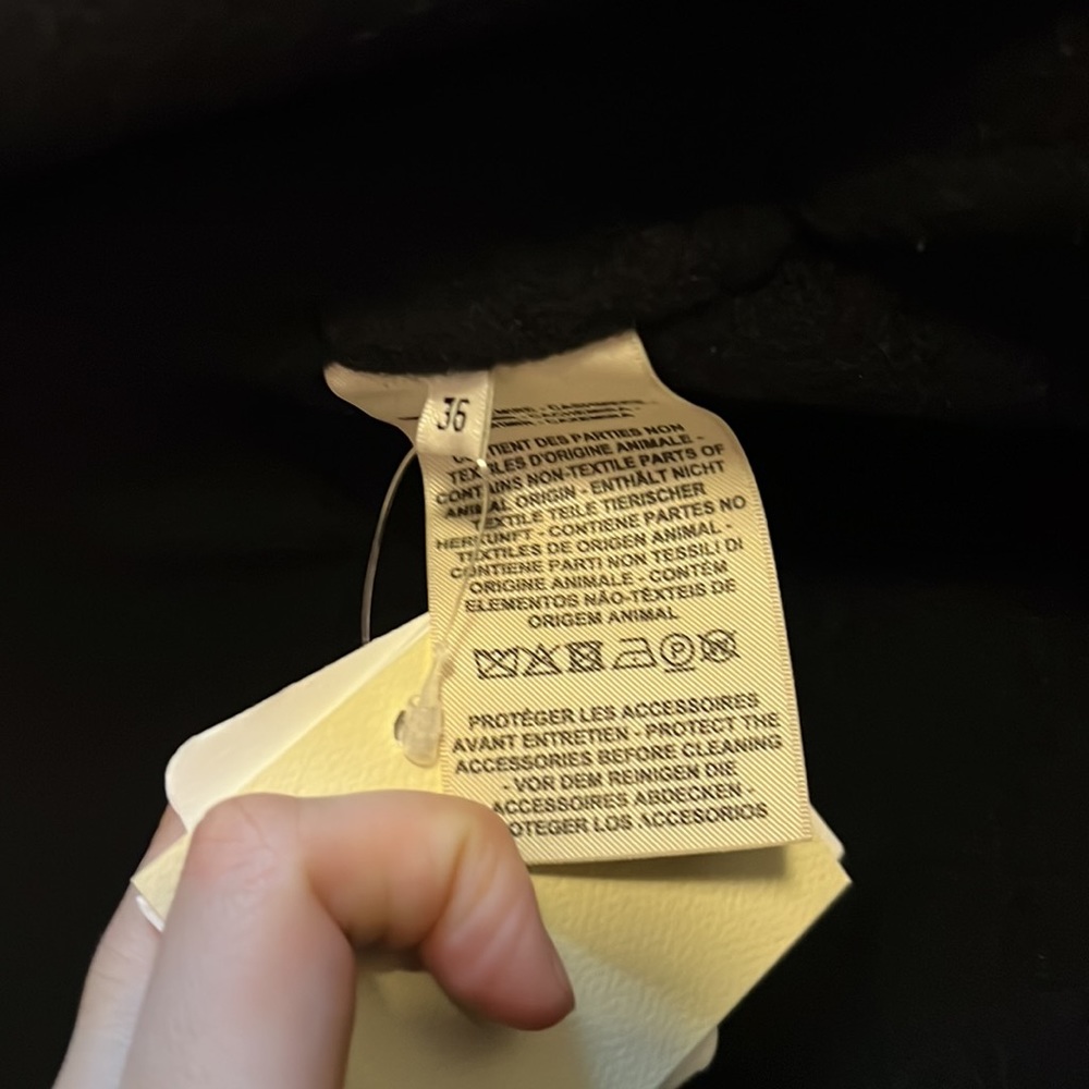 Hermes black double cashmere coat - Picture 7 of 12